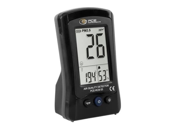 PCE Instruments Finstøv-måleapparat Luftfugtighed, Temperatur, Finstøv, Luftpartikler med temperaturmålefunktion, med USB-interface
