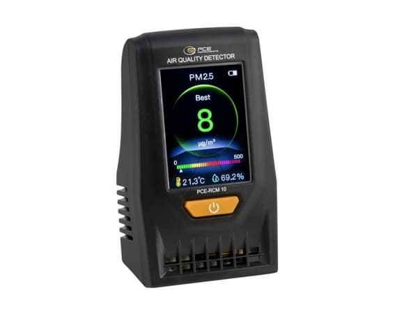 PCE Instruments Finstøv-måleapparat Luftfugtighed, Temperatur, Finstøv, Luftpartikler med temperaturmålefunktion, med USB-interface