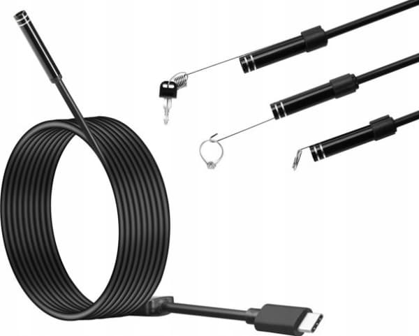 Xrec Usb Inspeksjonskamera Usb-c Type-c 1m 5.5 Ip67 Hd