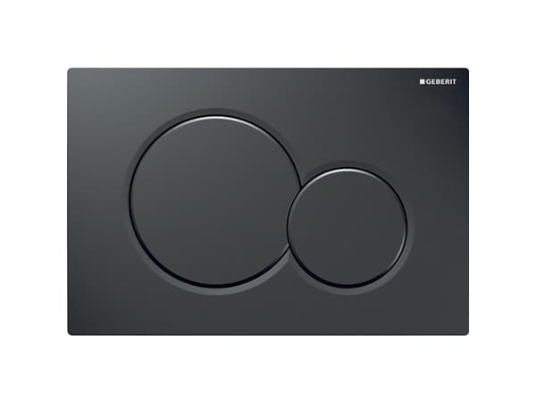 Geberit 115.770.DW.5, Spolplatta, Svart, Geberit, 246 mm, 13 mm, 164 mm
