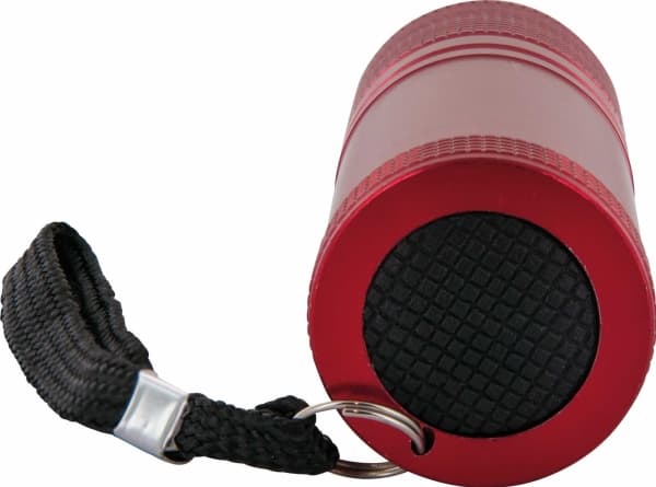 Schwaiger TLED200R 531, Lommelykt, Rød, Aluminium, Knapper, IPX4, CE