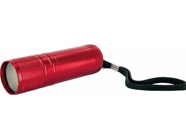 Schwaiger TLED200R 531, Lommelykt, Rød, Aluminium, Knapper, IPX4, CE