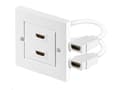 Miniatyrbild 5 av 5: MicroConnect - Strömuttag - HDMI - vit