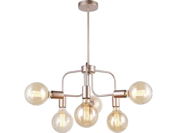 Italux Kristy moderne industriell gull hengende lampe (MDM-3678/6 IGD)