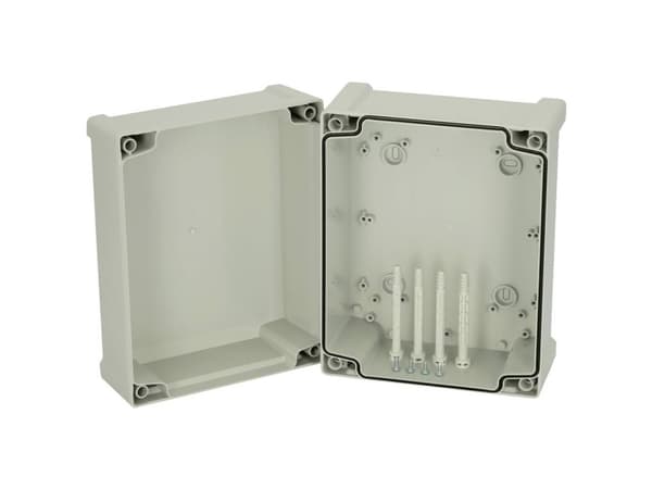 Fibox-kotelo, ABS harmaa kansi 5814052 Universalkabinet 240 x 191 x 147 ABS Gråhvid (RAL 7035) 1 stk