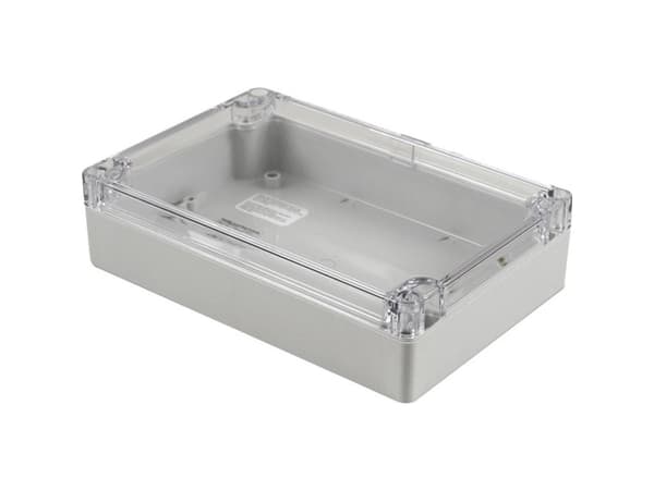 Hammond Electronics 1554HL2GYCL Universalkabinet 180 x 120 x 45 Polykarbonat Grå 1 stk