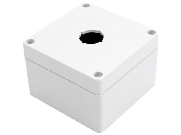 Hammond Electronics 1554MPB1 Universalkabinet 90 x 90 x 60 Polykarbonat Grå 1 stk