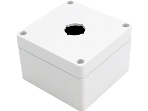 Hammond Electronics 1554MPB1 Universalkabinet 90 x 90 x 60 Polykarbonat Grå 1 stk