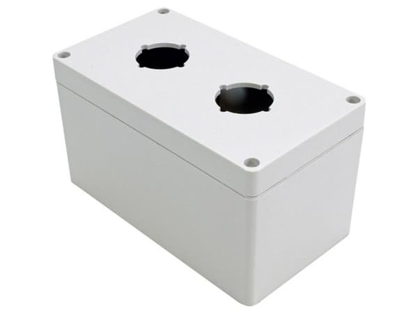 Hammond Electronics 1554PB2D Universalkabinet 160 x 90 x 90 Polykarbonat Grå 1 stk