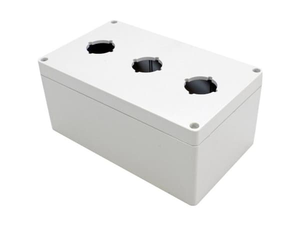 Hammond Electronics 1554PB3 Universalkabinet 200 x 120 x 90 Polykarbonat Grå 1 stk
