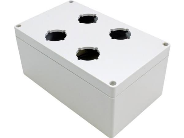 Hammond Electronics 1554PB4 Universalkabinet 200 x 120 x 90 Polykarbonat Grå 1 stk