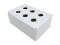 Pikkukuva 2 / 2: Hammond Electronics 1554PB6 Universalkabinet 240 x 160 x 90 Polykarbonat Grå 1 stk