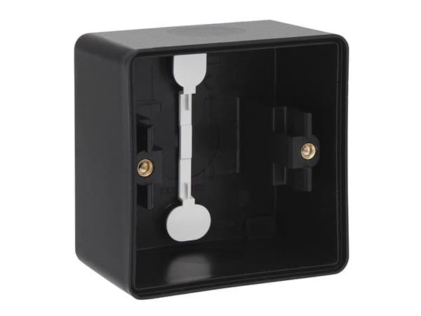 NIKO Underlag 1-modul, IP55, sort