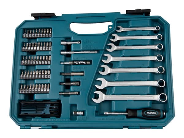 Makita - Verktygskit - 120 delar - i fodral