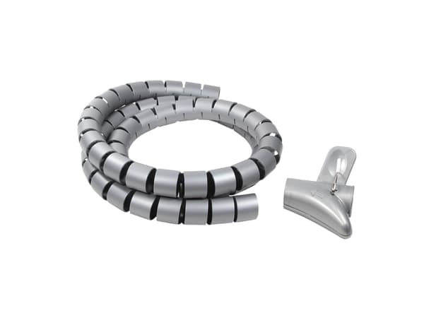 LogiLink Cable Spiral Wrapping Band - Kabelhölje - 1.5 m - grå
