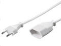 Miniatyrbild 5 av 5: MicroConnect - Förlängningskabel för ström - Eurokontakt (hane) till Eurokontakt (hona) - 3 m - vit