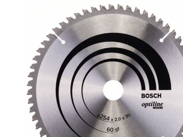 Bosch RUNDSAVKLINGE 254X30MM 60T -5GR TRÆ