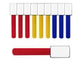 Pikkukuva 2 / 5: Label-the-cable MINI, Synteettinen, Monivärinen, 90 mm, 11 mm, 3 mm, 10 kpl