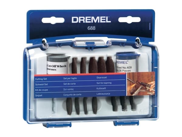 Dremel 688 - Tilbehørssett for roterende verktøy - 69 deler - for Dremel 3000, 4000, 4200, 7700, 8100, 8200
