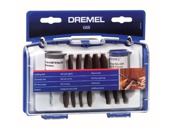 Dremel 688 - Tilbehørssett for roterende verktøy - 69 deler - for Dremel 3000, 4000, 4200, 7700, 8100, 8200