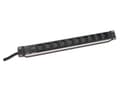Pikkukuva 3 / 5: Digitus 10-Outlet Strip, 10 AC-pistorasia(a), 250 V, 50 - 60 Hz, 10 A, 2500 W, Musta