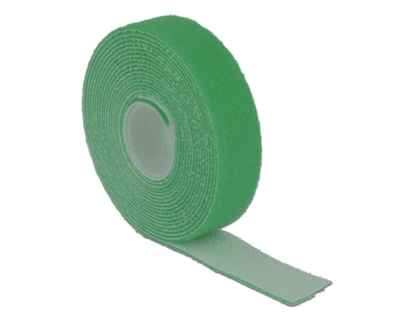 Delock - Kardborrefäste - 3 m - grön