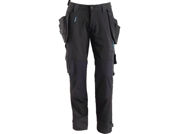 MASCOT 17031-311-09, Bukser, Alle kjønn, Sort, Elastan, Nylon, 235 g/m², 8%