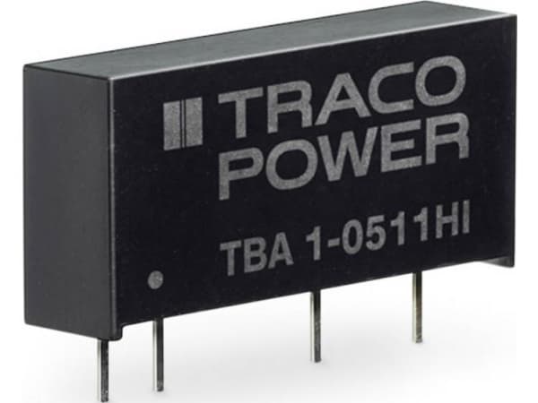 Traco Power TBA 1-2413HI, 6 mm, 10 mm, 19,5 mm, 2,3 g, 1 W, 21.6 - 26.4 V