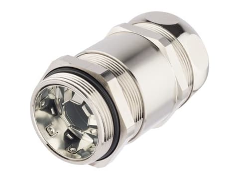 Lapp SILVYN 55506083, Metallinen, Nikkelillä päällystetty messinki, Kestomuovinen elastomeeri, Metrinen, M25x1.5, 9 - 17 mm, -30 - 100 °C
