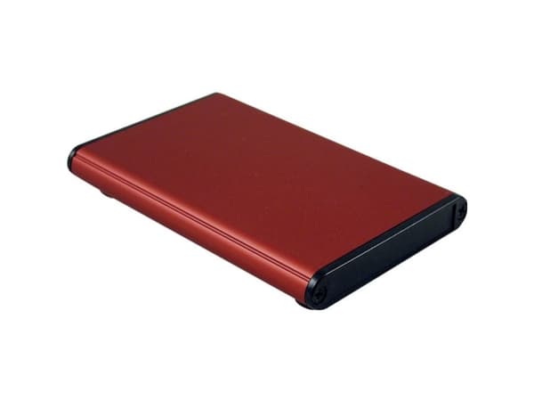 Hammond Electronics 1455A1002RD Profil-kabinet 100 x 70 x 12 Aluminium Rød 1 stk
