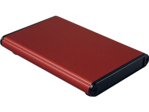 Hammond Electronics 1455A1002RD Profil-kabinet 100 x 70 x 12 Aluminium Rød 1 stk