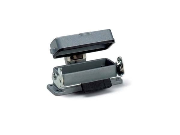 Lapp EPIC H-A 10 AD-LB, puristuspihdit, uppoasennettava, IP65, harmaa, alumiini
