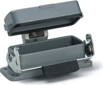 Lapp EPIC H-A 10 AD-LB, puristuspihdit, uppoasennettava, IP65, harmaa, alumiini