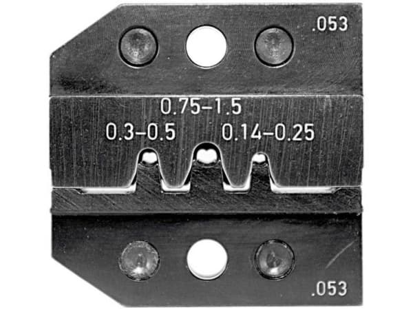 Rennsteig Werkzeuge 624 053 3 0 Krympeindsats Rullede forbindere 0.14 til 1.5 mm² Passer til mærke Rennsteig Werkzeuge PEW 12