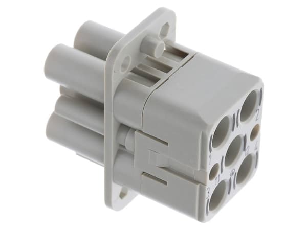 Harting 09 12 006 3141 Tilslutningsindsats Han® Q 4 + 2 + PE Crimp 1 stk