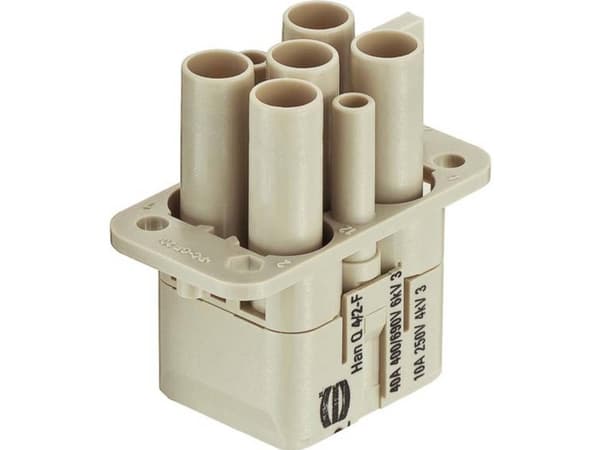 Harting 09 12 006 3141 Tilslutningsindsats Han® Q 4 + 2 + PE Crimp 1 stk
