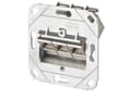 Miniatyrbild 1 av 3: METZ CONNECT 1309131200-E, RJ-45, 6a, 500 MQ, Metallisk, Zink, ISO/IEC 11801 Ed.2.2:2011-06, DIN EN 50173-1:2011-09, DIN EN 60603-7-51:2011-01, DIN-E