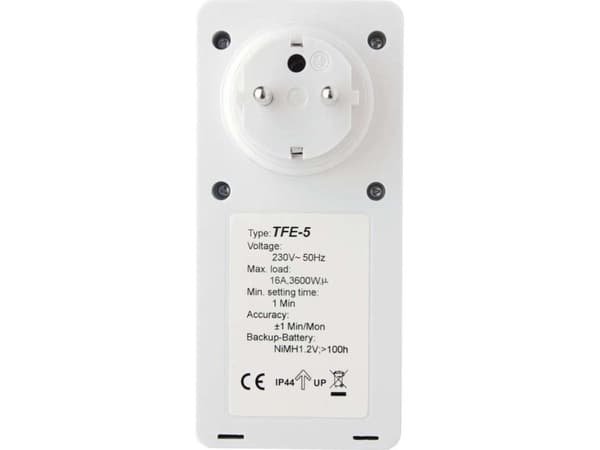 Emos Digital Timer Programmer TFE-5/EXTERNAL IP44 (P5507)