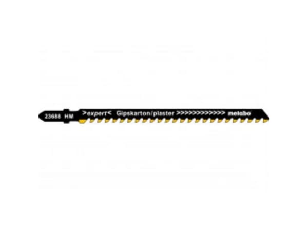 Metabo 623688000, Figursågblad, Cementbundna fiberplattor, Glasfiberförstärkt plast, Gipsskivor, Karbid, Svart, Grå, Röd, 10,6 cm, 1,25 mm