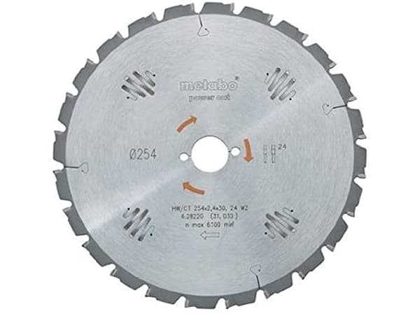 Metabo 628016000, Konstruktionsvirke med spik, Trä, 31,5 cm, 3 cm, Tungsten Carbide Tipped (TCT), 2 mm, 4900 RPM