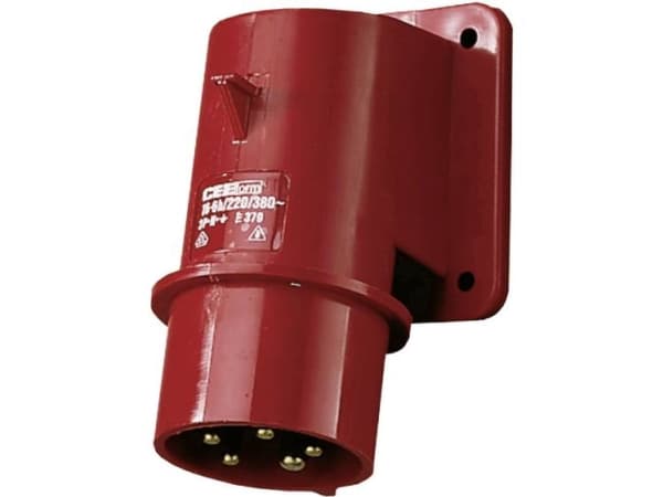MENNEKES 379, Suora, 400 V, Punainen, IP67, 1 kpl
