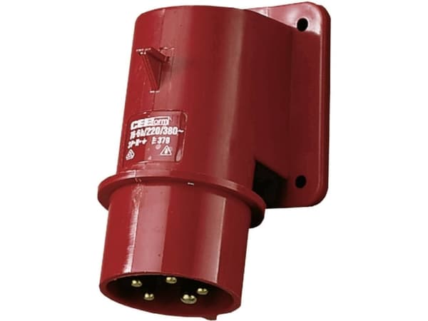MENNEKES 379, Suora, 400 V, Punainen, IP67, 1 kpl