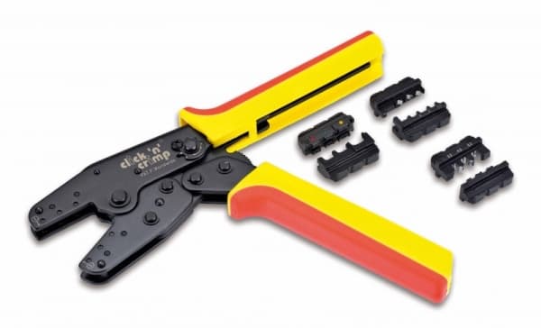 CIMCO Pressetang for Csslr teknikmed presseindsatse for kabelskoog stikforbindelser MC 3 og MC 4