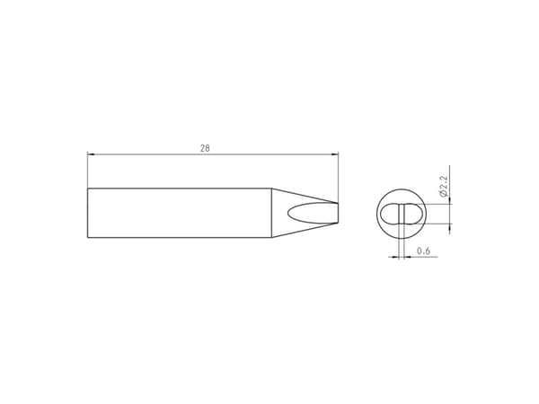 Weller RTU 022 S MS, Loddespiss, Weller, WXUP MS, 150 W, Sort, Rustfritt stål, 1 stykker