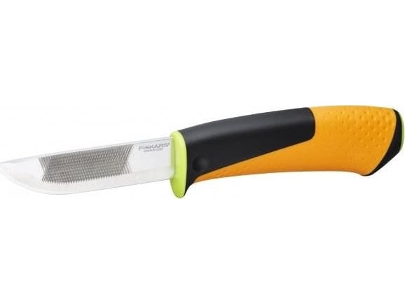Fiskars knife with increased strength with 219mm sharpener (FS-1023619)