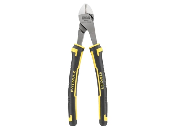 Stanley 0-89-861, Diagonal avbitartång, Svart, Gul, 200 mm, 180 mm, 20 mm, 136 g
