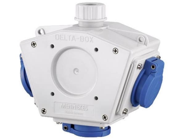 MENNEKES 92798, Typ F, Skruvar, Blå, Vit, Plast, IP44, 230 V