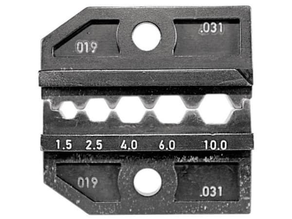 Rennsteig Werkzeuge 624 031 3 0 Krympeindsats Uisolerede kabelsko, Uisolerede forbindelser 1.5 til 10 mm² Passer til mærke Rennsteig Werkzeuge PEW 12