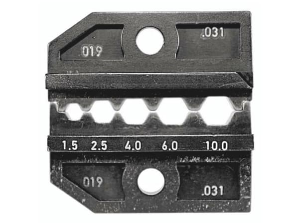Rennsteig Werkzeuge 624 031 3 0 Krympeindsats Uisolerede kabelsko, Uisolerede forbindelser 1.5 til 10 mm² Passer til mærke Rennsteig Werkzeuge PEW 12