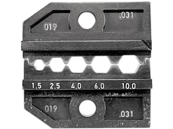 Rennsteig Werkzeuge 624 031 3 0 Krympeindsats Uisolerede kabelsko, Uisolerede forbindelser 1.5 til 10 mm² Passer til mærke Rennsteig Werkzeuge PEW 12